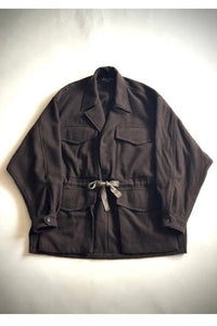 HAVERSACK  ウールカシミヤモッサミリタリージャケット 472608