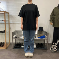 Yonetomi  NEW BASIC T-SHIRT BLACK