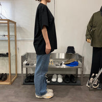 Yonetomi  NEW BASIC T-SHIRT BLACK