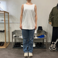 ARMY TWILL /  LIGHT HONEYCOMB TANK TOP WHITE