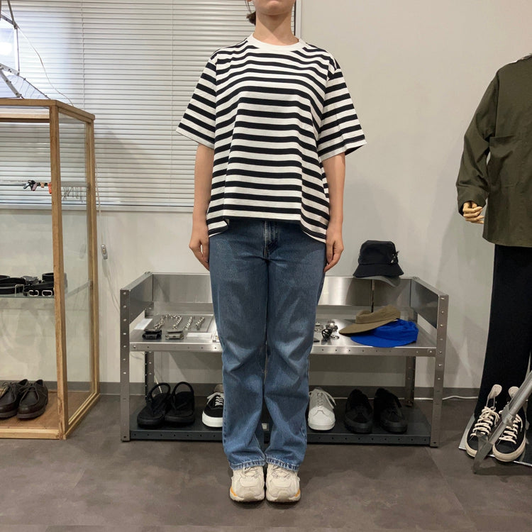 maillot / border flair s/s Tee BLACK 