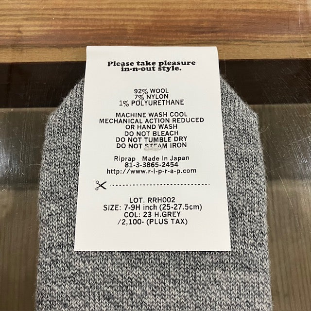 Riprap / NZ MERINO INVISIBLE SOCKS