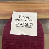 Riprap / NZ MERINO INVISIBLE SOCKS MAROON