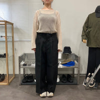 HAVERSACK / ハイウエスト２プリーツワイドパンツ