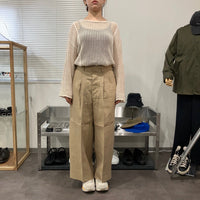 HAVERSACK / High-waisted 2-pleat wide-leg pants