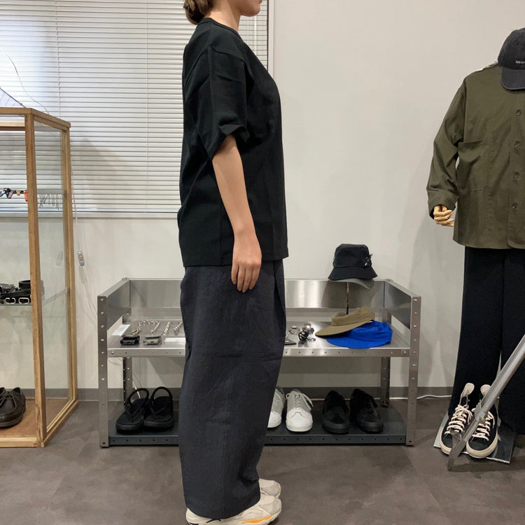 Healthknit / マックスウェイト　クルーネック半袖ポケットTシャツ BLACK