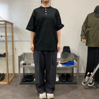Healthknit / マックスウェイト　ヘンリーネック半袖Tシャツ