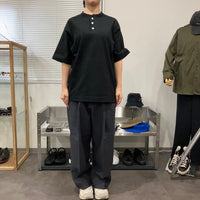 Healthknit / マックスウェイト　ヘンリーネック半袖Tシャツ