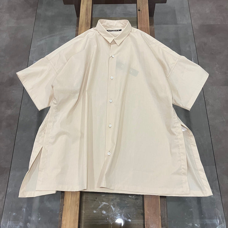 HAVERSACK / Regular Collar High Slit Shirt