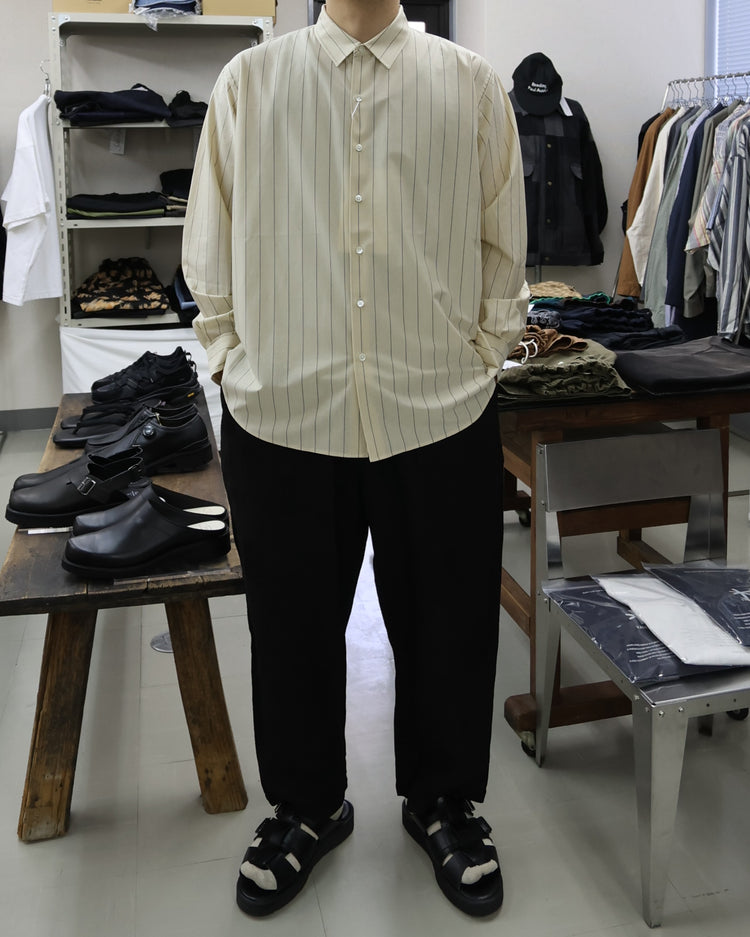 MITTAN    亜麻大麻ジャカードパンツ PT-150 黒
