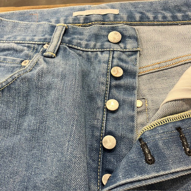 HATSKI / Loose Tapered Denim -Used-Ice Blue HTK-22001-U