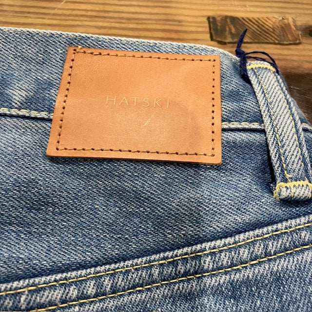 HATSKI / Loose Tapered Denim -Used-Ice Blue HTK-22001-U
