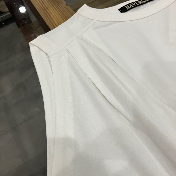 HAVERSACK / Crew neck sleeveless T-shirt 