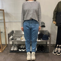 HATSKI / Loose Tapered Denim -Used-Ice Blue HTK-22001-U