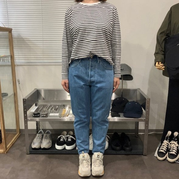 HATSKI / Loose Tapered Denim -Used-Ice Blue HTK-22001-U