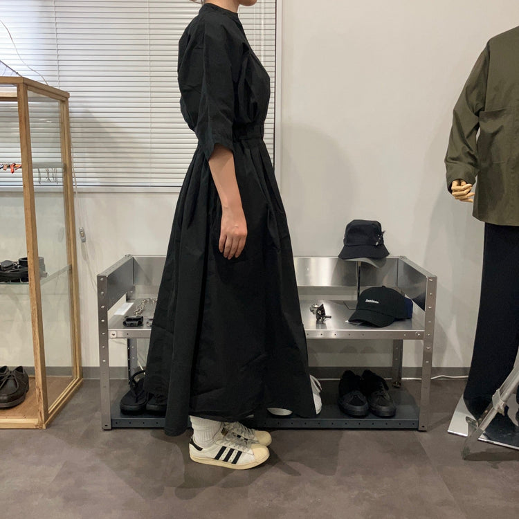 MEYAME / COTTON DRESS BLACK