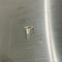 tiinei / 標本ピアス　シルバー円（片耳）-