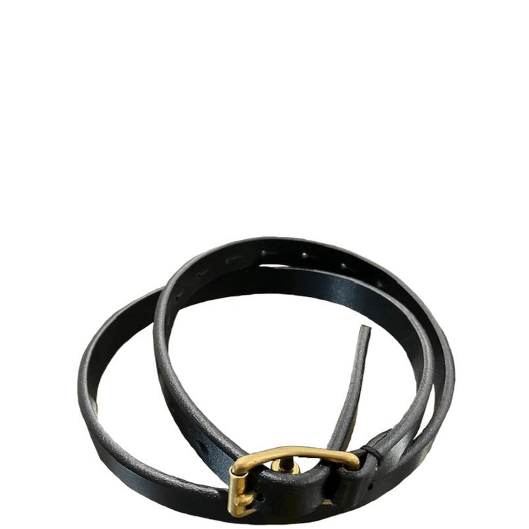 Riprap / PASS THROUGH BELT NARROW (BRITISH SADDLE) BLACK