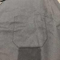 ARMY TWILL / Cotton/Polyester Plain Big Shirt BLACK