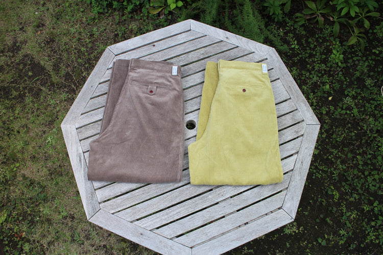 NOROLL THICKWALK CORDS PANTS LIME GREEN