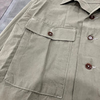 ARMY TWILL / Vintage Gabardine Shirt JK BEIGE