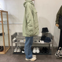 ARMY TWILL / Nylon OX Hooded Coat