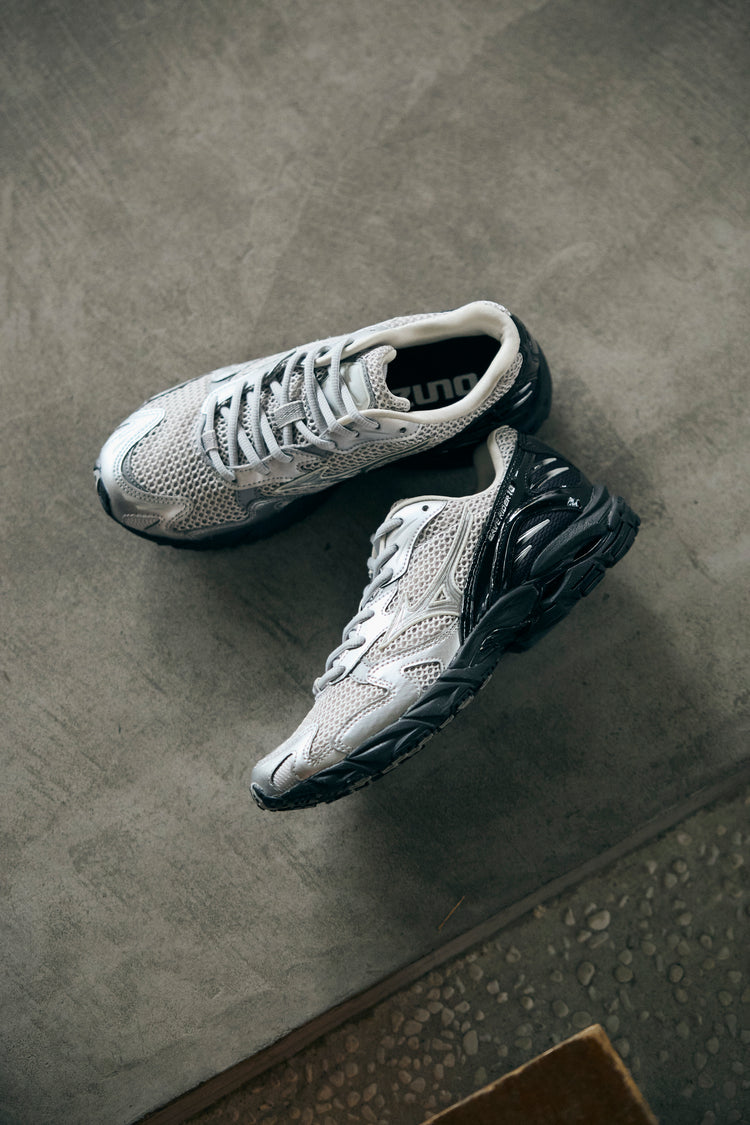 MIZUNO WAVE RIDER 10 HARBOR MIST / SILVER / BLACK