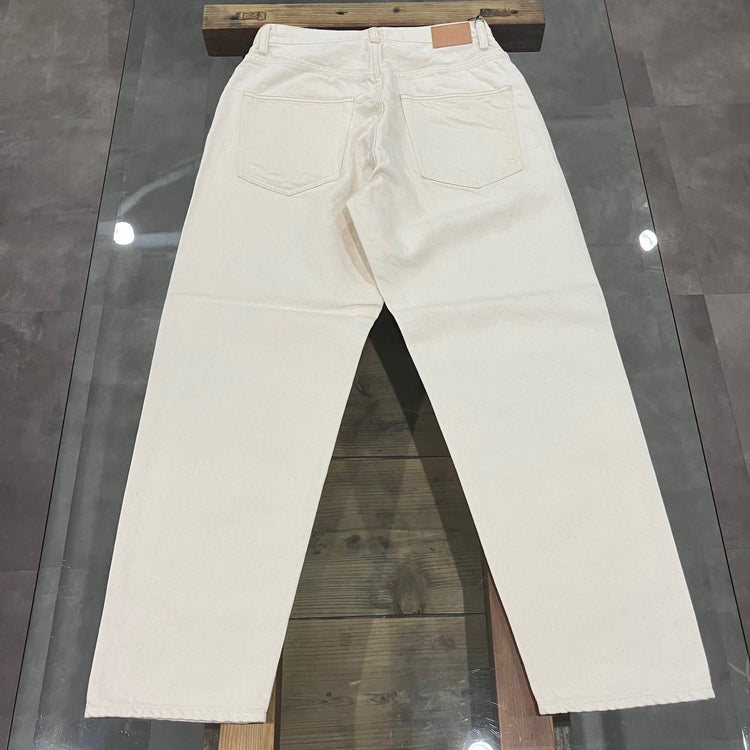 HATSKI / Loose Tapered Washi Denim 22001-W Ecru