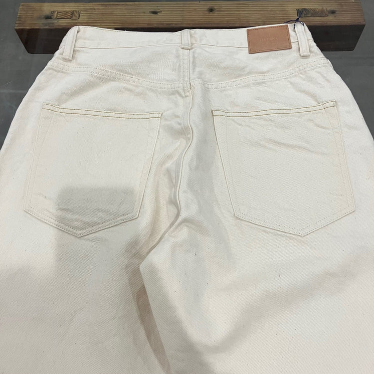 HATSKI / Loose Tapered Washi Denim 22001-W Ecru