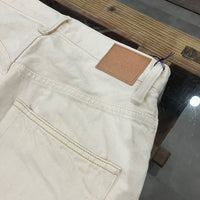 HATSKI / Loose Tapered Washi Denim 22001-W Ecru