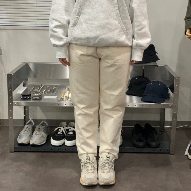 HATSKI / Loose Tapered Washi Denim 22001-W Ecru