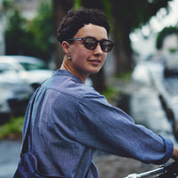 NEW. BISHOP-SP C-2 antique gold*brown sunglasses