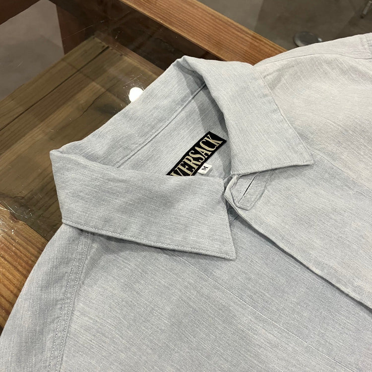 HAVERSACK / Dungaree work short-sleeved shirt