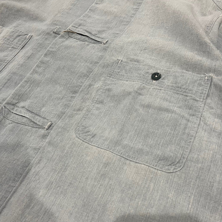 HAVERSACK / Dungaree work short-sleeved shirt