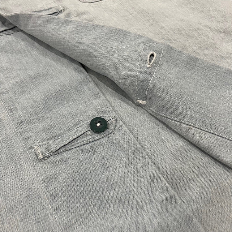 HAVERSACK / Dungaree work short-sleeved shirt