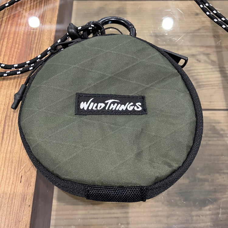 WILD THINGS / CIRCLE NECK WALLET(X-PAC&amp;SPECTRA) OLIVE