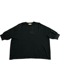 MEYAME  COTTON KNIT TEE BLACK