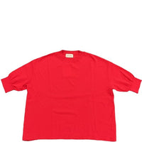 MEYAME / COTTON KNIT TEE RED
