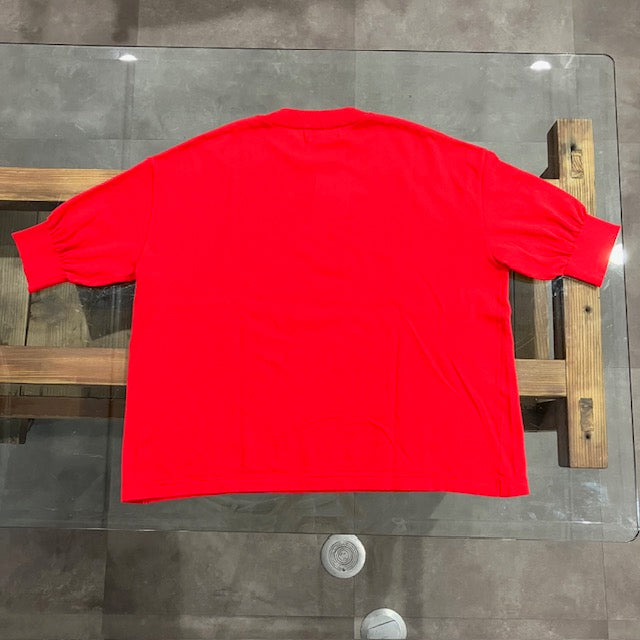 MEYAME / COTTON KNIT TEE RED