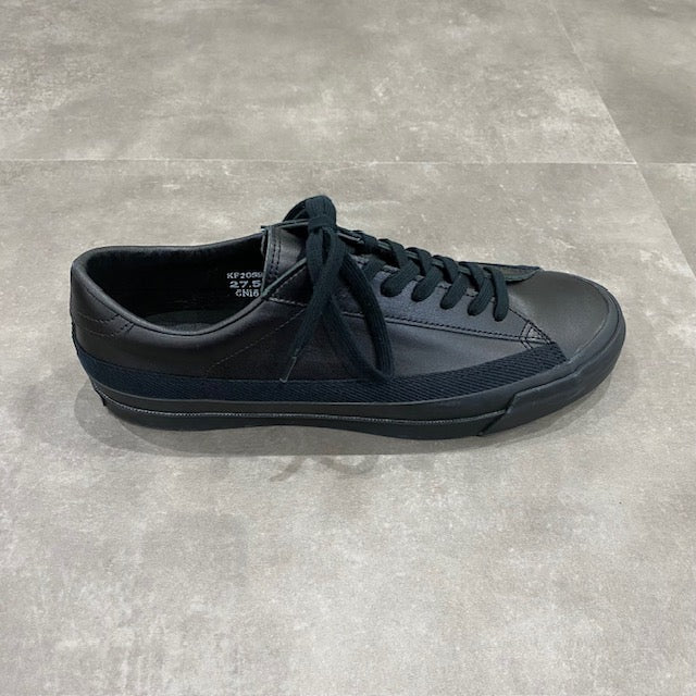 ASAHI/ BELTED LOW LEATHER ASAHI 036 BLACK