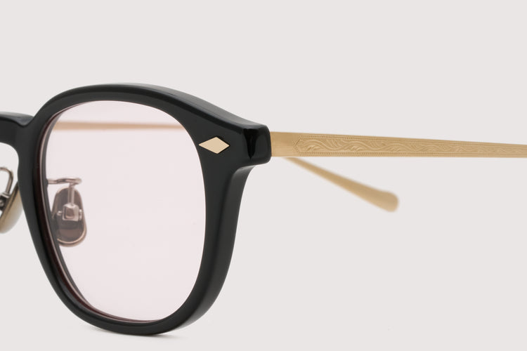 NOCHINO OPTICAL JIFUSAN #10. GROSS BLACK × SAKURA to D.GREY (Photochromatic)