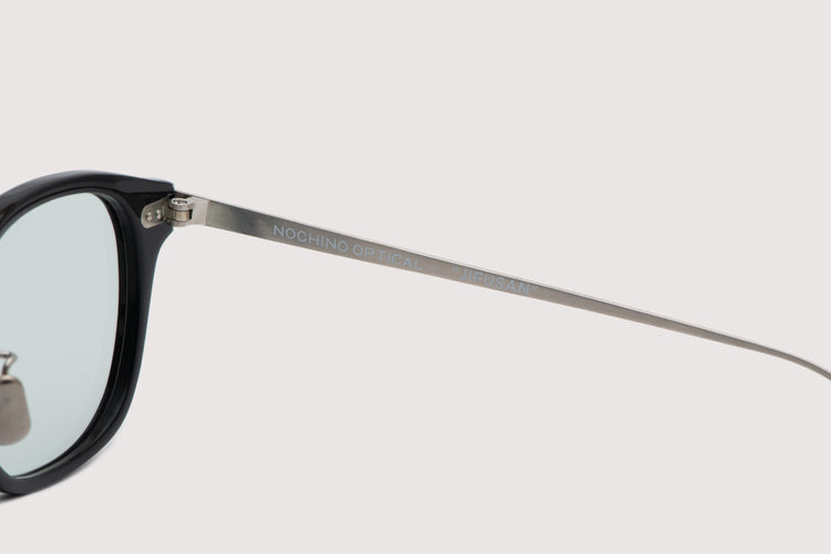 NOCHINO OPTICAL / JIFUSAN #1. GLOSS BLACK × CLEAR TO GREY (Photochromic Model)