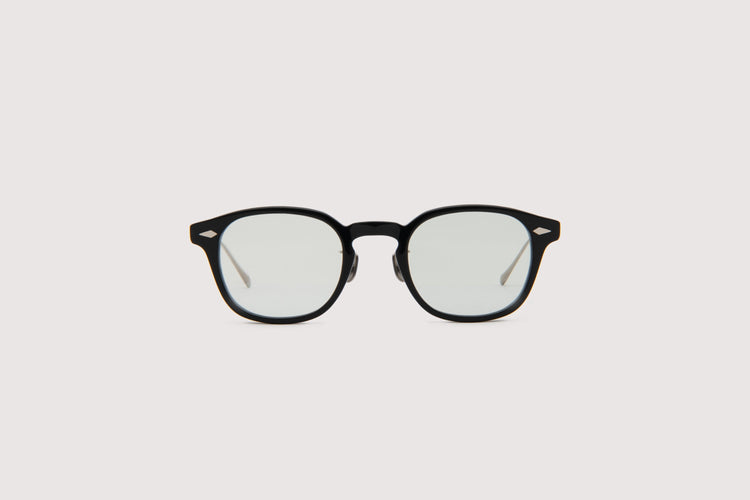 NOCHINO OPTICAL / JIFUSAN #1. GLOSS BLACK × CLEAR TO GREY (Photochromic Model)