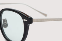 NOCHINO OPTICAL / JIFUSAN #1. GLOSS BLACK × CLEAR TO GREY (調光モデル)