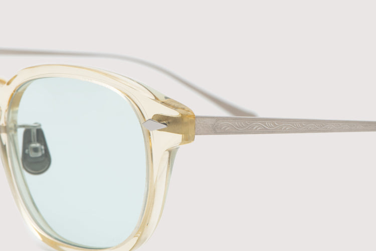 NOCHINO OPTICAL / JIFUSAN #5. CITRON &amp; AMBER × L.SMOKE GREEN