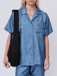 Kaan MIDI BUCKET TOTE Waterproof canvas BLACK