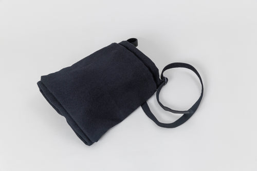 ERA. SHUKUJU WOOL US HELMET BAG HALF K040W BLACK