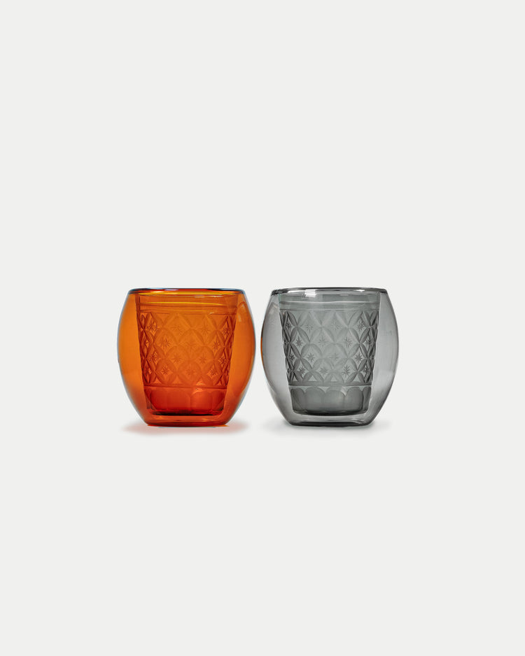 goyemon   KIRIKO × DOUBLE WALL GLASS “ Fuwan ” / KOHAKU・KOKUYOU 店舗限定販売