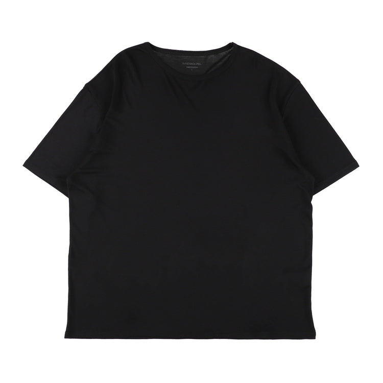 KANEMASA PHIL  46G Cotton Thin Pack Tee BLACK