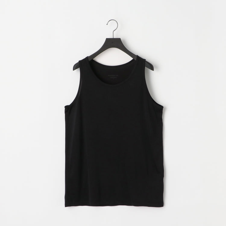 KANEMASA PHIL  46G Cotton Thin Pack Tank  BLACK